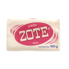 Jabón de lavar rosa Zote (100 g / 3.52 oz)