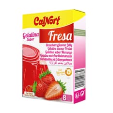 Gelatina sabor fresa Calnort (170 g / 6 oz)