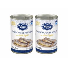 Troncho de pescado en aceite vegetal Vima Foods ( 2 x 425 g )