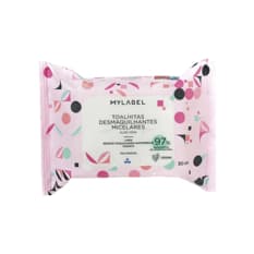 Toallitas desmaquillantes micelares MYLABEL (30 U)