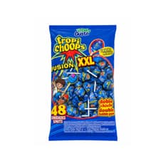 Paquete de chupa chupa XXL relleno de chicle sabor frutas mixtas Tropi Gusto (1.2 kg / 2.64 lb)