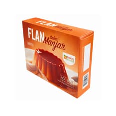 Flan sabor manjar Macro Food (90 g / 3.17 oz)