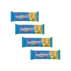 Galletas sándwich de vainilla rellenas de crema sabor a vainilla Delizola (4 x 35 g / 1.23 oz)