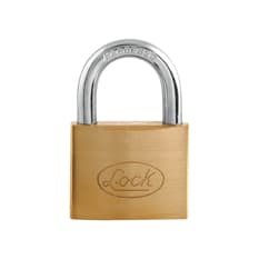 Candado de acero latonado 38 mm llave estándar Lock L22S38ELBB