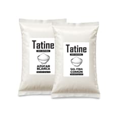 Combo dulce y salado Tatine #1: Sal fina común Tatine + Azúcar blanca Tatine