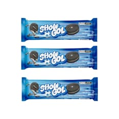 Galletas rellenas con crema sabor vainilla Show Gol (3 x 76 g / 2.68 oz)