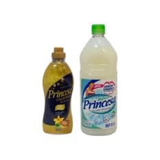 Jabón liquido blanco + Suavizante Princesa