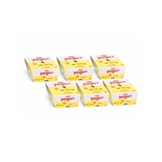 Yogur pasteurizado sabor a vainilla Yogu+ Feiraco (24 x 125 g / 4.40 oz)