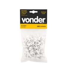 Abrazadera redonda para cables 6 mm² Vonder (100 U)