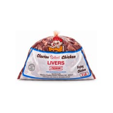 Hígado de pollo Claxton Select Chicken (2.27 kg / 5 lb)
