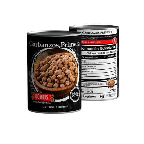 Garbanzos Extra (390g) LA CAYETANA