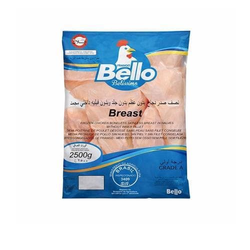 Paquete de Pechuga de Pollo (2,5 kg) BELLO