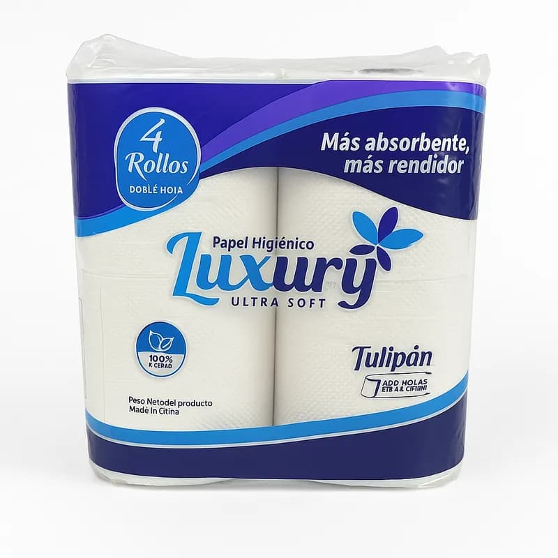 Papel Higienico de 4 rollos -Lujo - Imagen 1