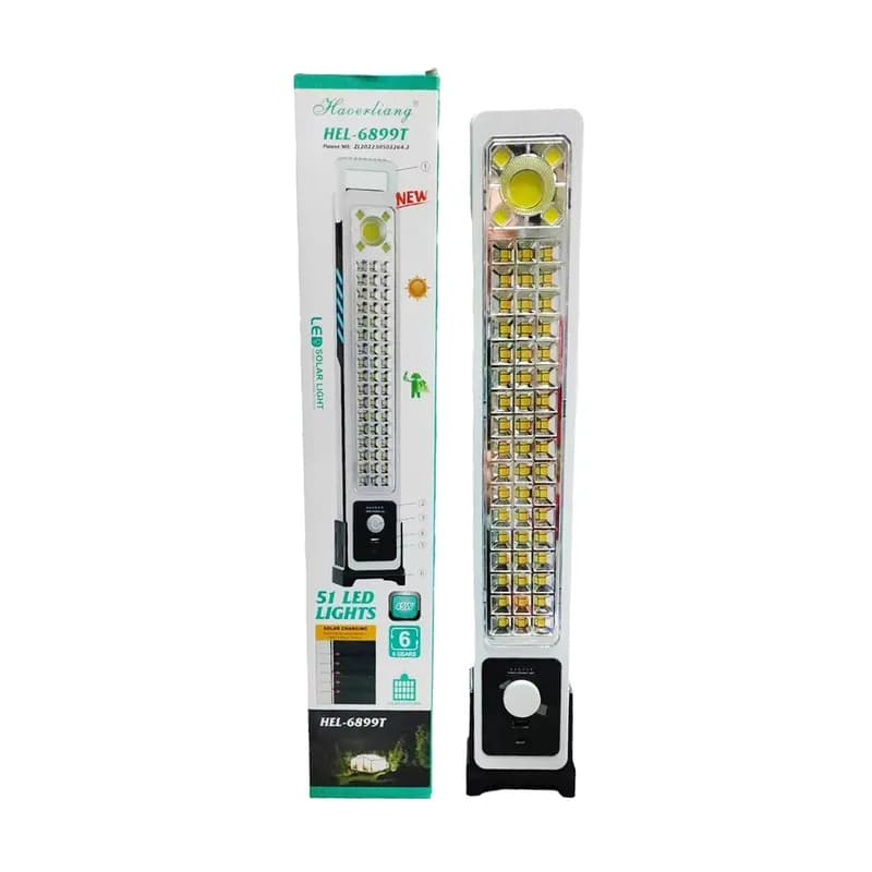Lámpara LED Solar 51 LED Recargable – Portátil y Potente - Imagen 1