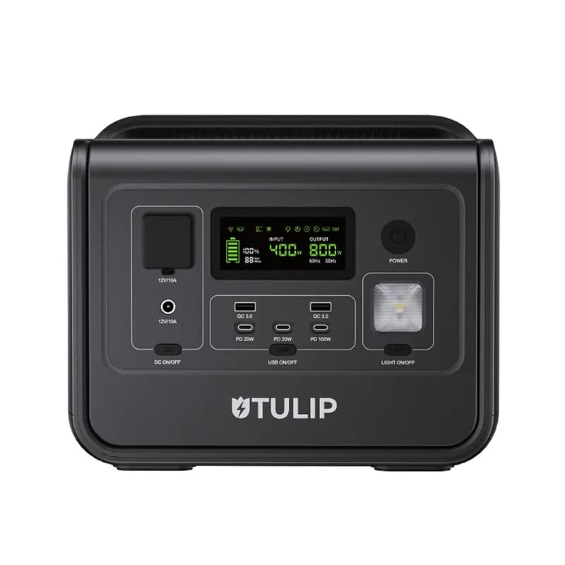 Estación de Energía Tulip 800W – Potencia Portátil y Compacta - Imagen 1