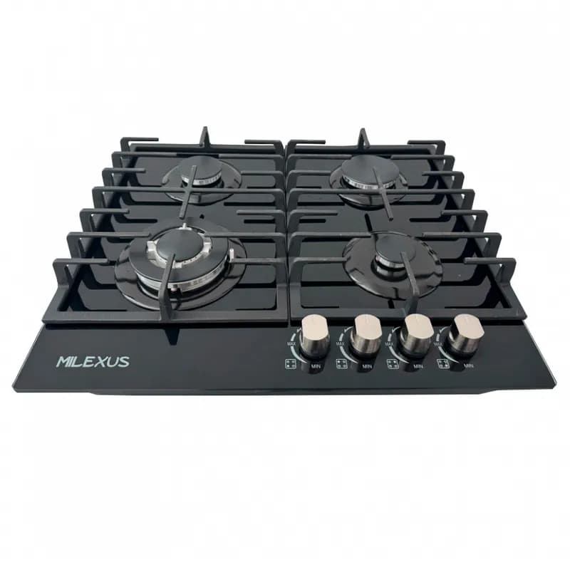Cocina de Gas Milexus de 4Q/Empotrable con Vidrio - Imagen 1