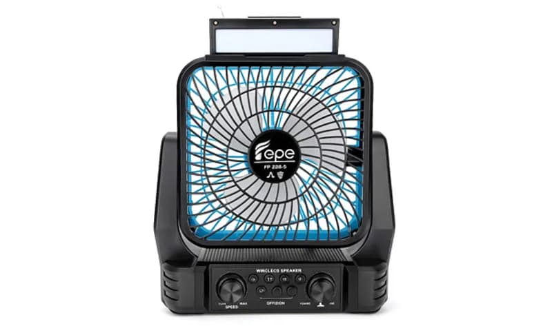 Ventilador recargable EPE 8"" FP-336-S - Imagen 1