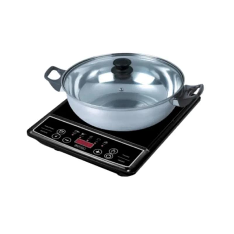 Cocina de inducción + olla con tapa de cristal - Imagen 1