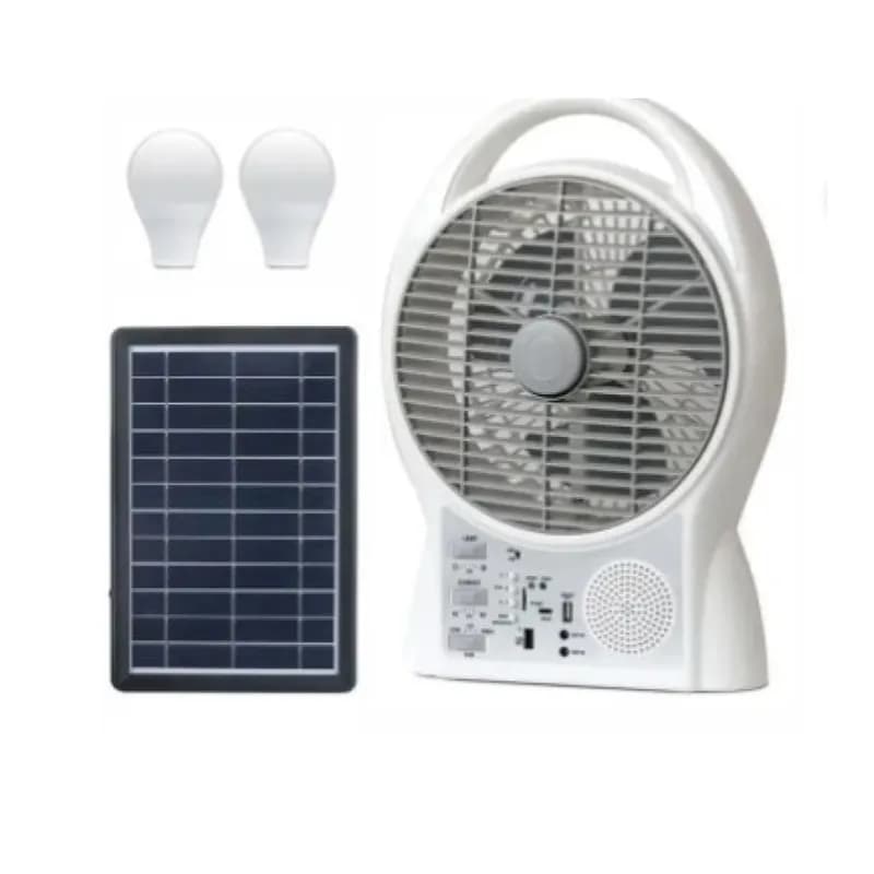 Ventilador 8"" Recargable, 6 en 1 - Imagen 1