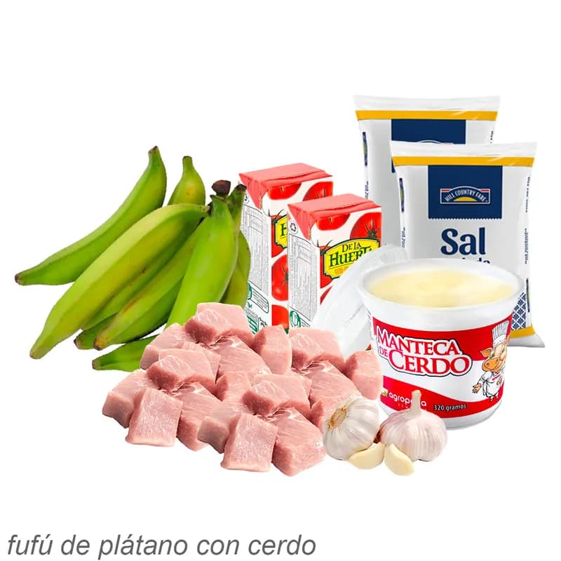 Combo de Fufu de Platano - Imagen 1