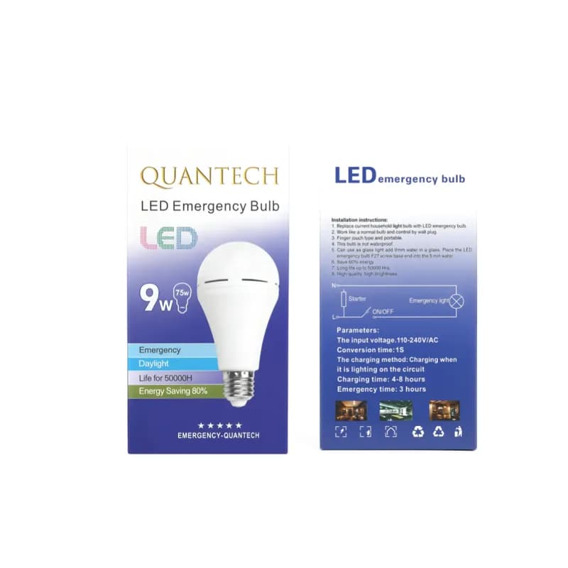 Bombillos Recargable 9 Watts (3 unidades) - Imagen 1