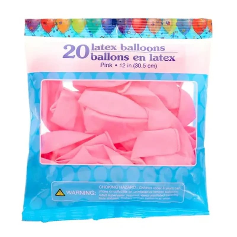 Paquete de globos Rosados - Imagen 1