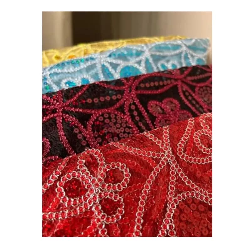 Paños para santos rojo - Imagen 1