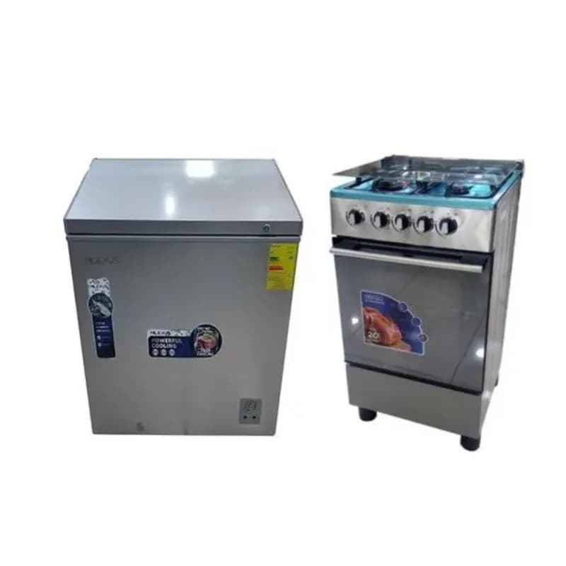 COMBO ELECTRODOMESTICO # 6 (Congelador 6pies + Cocina a gas 20" con Horno) - Imagen 1