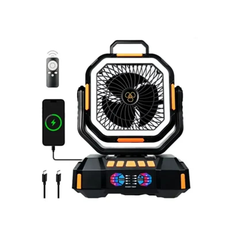 Ventilador Recargable de 40000 mAh - F22 - Imagen 1