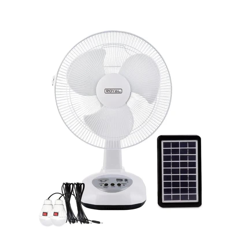 Ventilador de carga solar 12" Royal - Miniatura 1