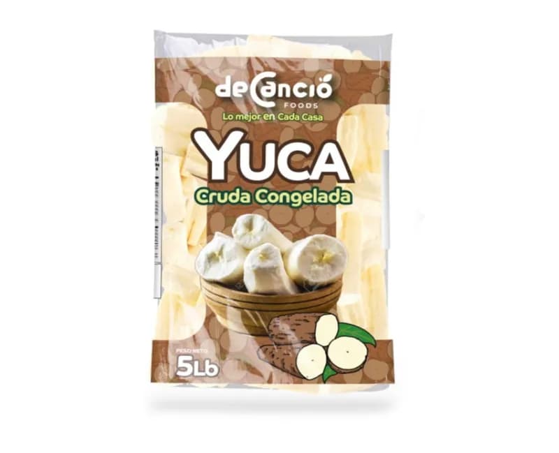 Yuca Cruda Congelada deCancio 5lb - Imagen 1