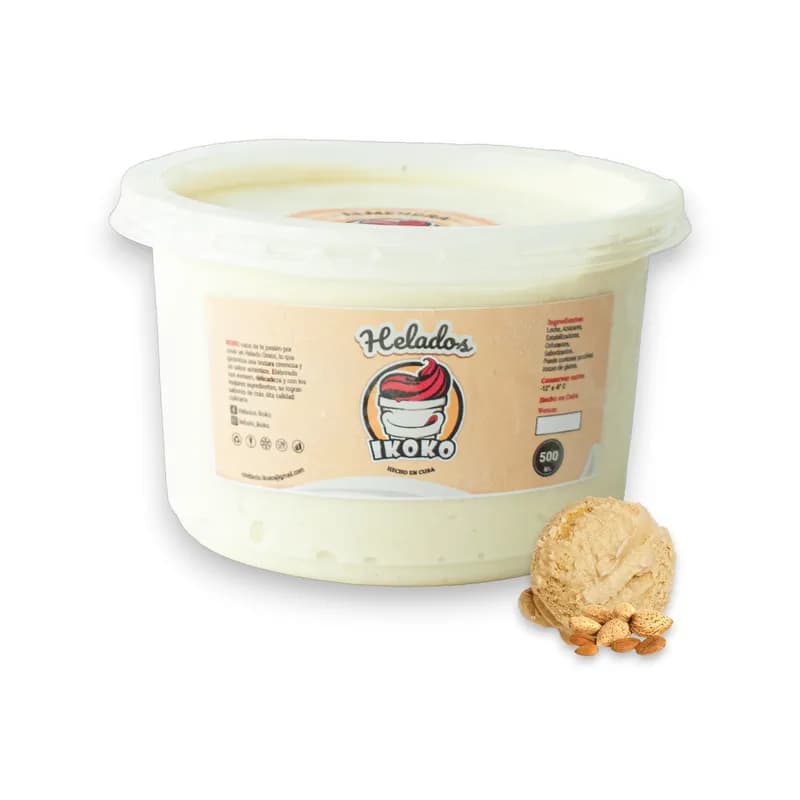 Helado Ikoko 500ml (Almendra) - Imagen 1