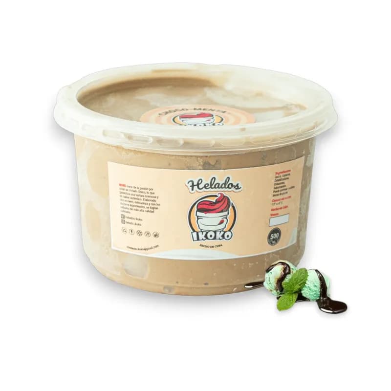Helado Ikoko 500ml (Choco Menta) - Imagen 1