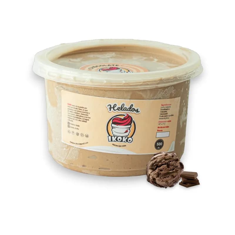 Helado Ikoko 500ml (Chocolate) - Imagen 1
