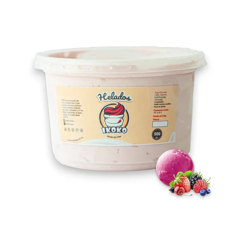 Helado Ikoko 500ml (Frutos del Bosque) - Imagen 1