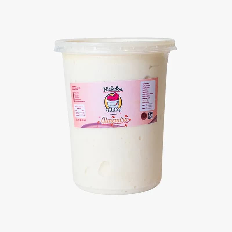 Helado Ikoko 1L (Almendra) - Imagen 1