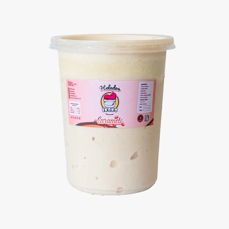 Helado Ikoko 1L (Caramelo) - Imagen 1