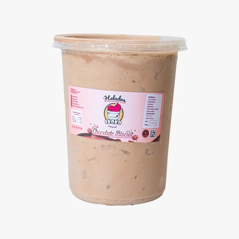 Helado Ikoko 1L (Chocolate Biscuit) - Imagen 1
