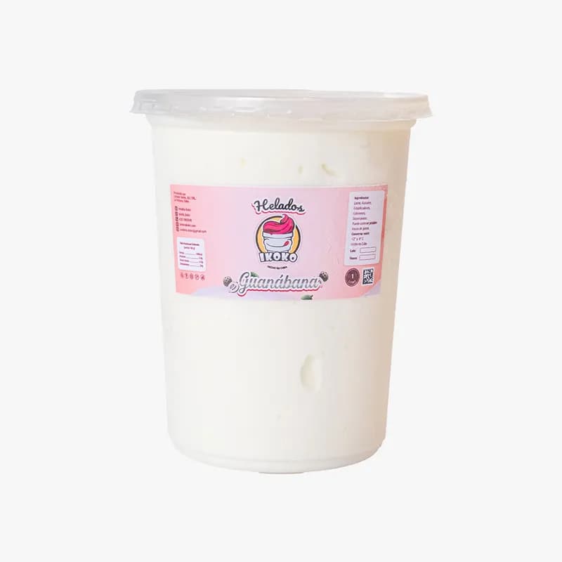 Helado Ikoko 1L (Guanabana) - Imagen 1