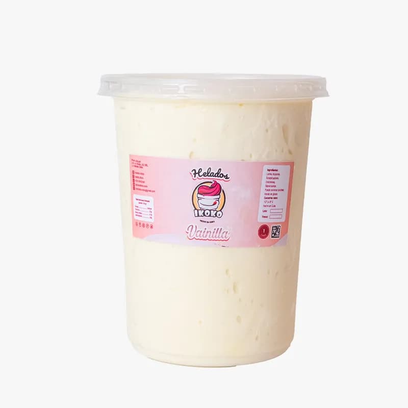 Helado Ikoko 1L (Vainilla) - Imagen 1