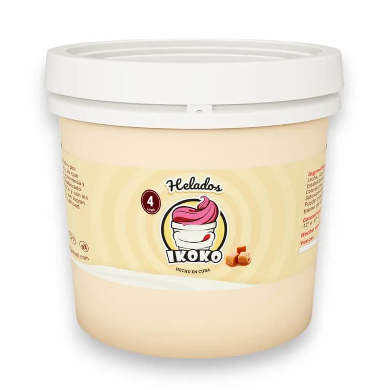 Helado Ikoko 4L (Caramelo) - Imagen 1