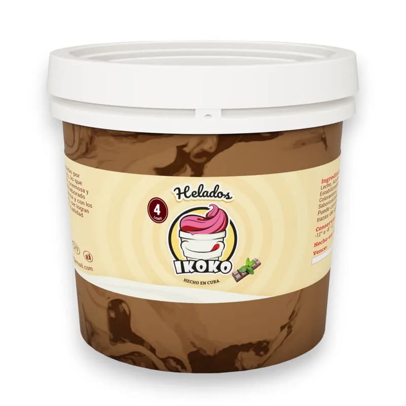 Helado Ikoko 4L (Choco Menta) - Imagen 1