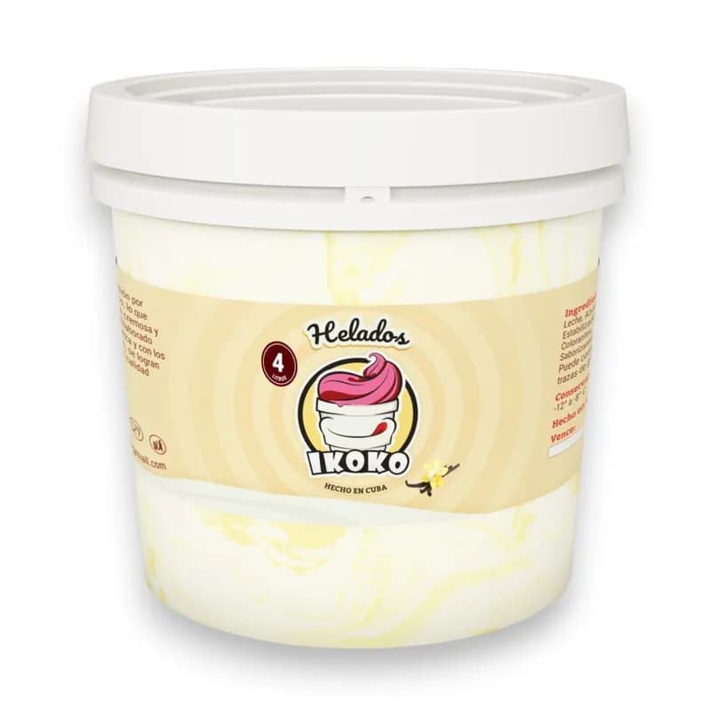 Helado Ikoko 4L (Vainilla) - Imagen 1