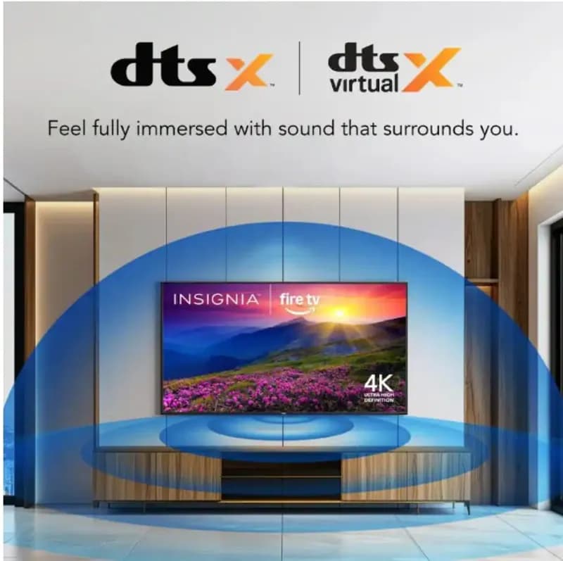 Insignia™ - Smart Fire TV 4K UHD Clase F50 de 43" - Miniatura 3
