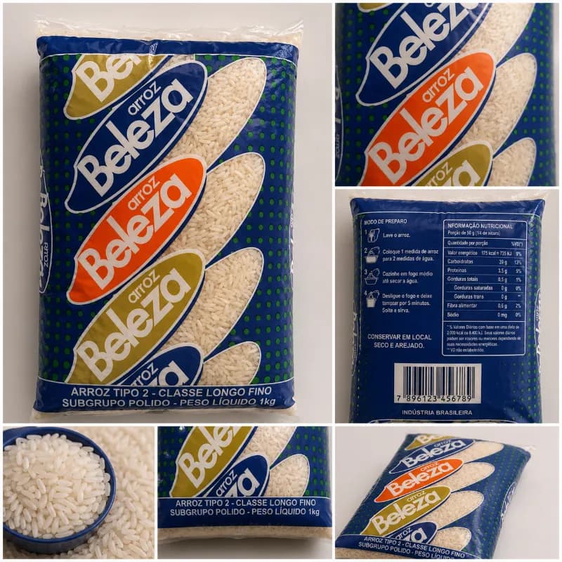 Arroz Blanco (5 Unidades de 1 Kg c/u) - Miniatura 2