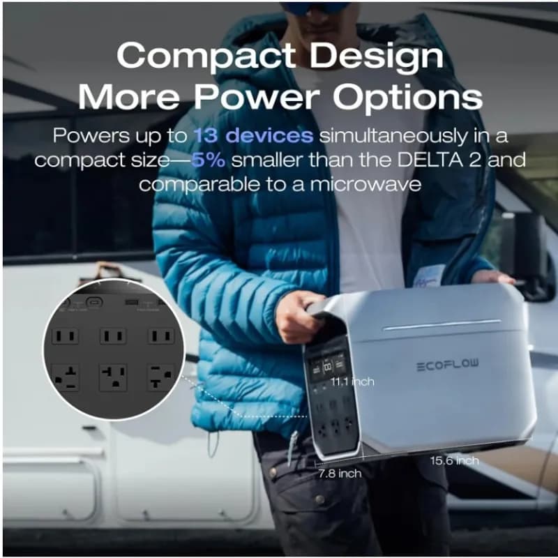 Ecoflow Delta 3 2200 Watts - Miniatura 3