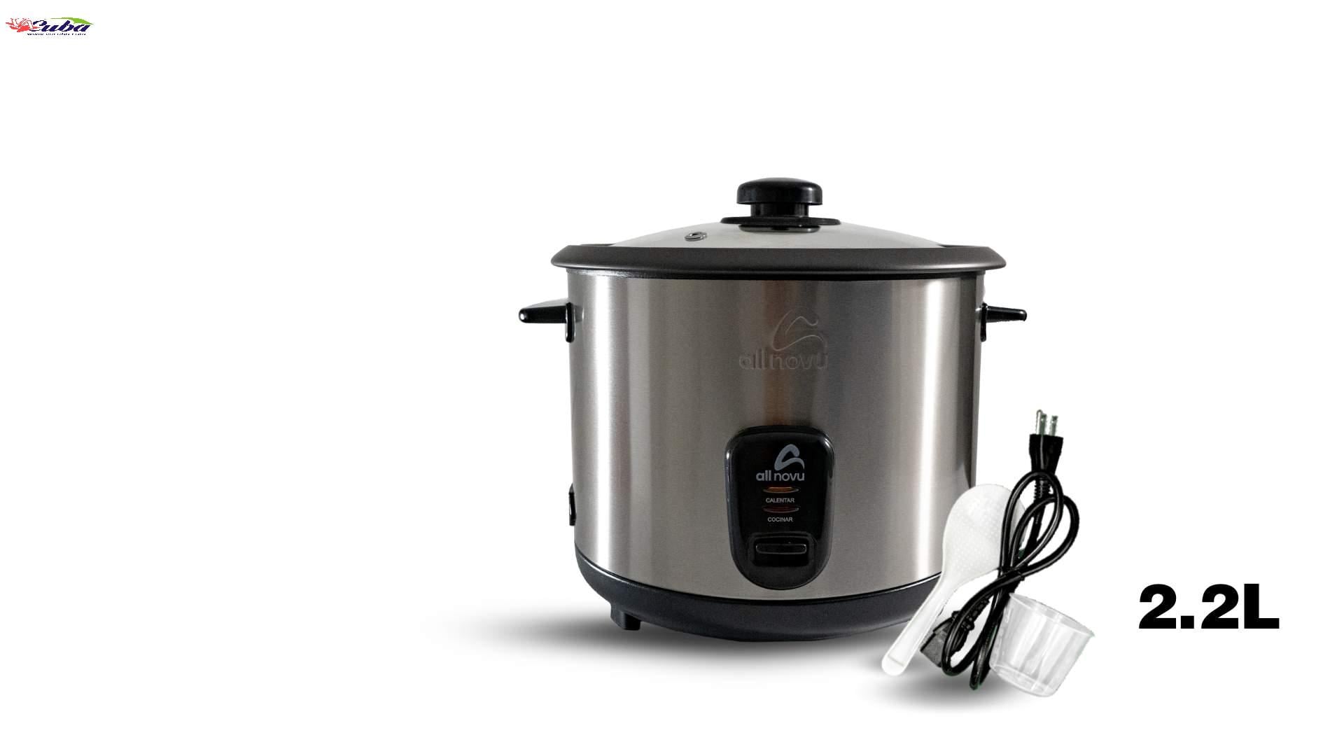 OLLA ARROCERA INOX DE 2.2 L ALLNOVU - Imagen 1