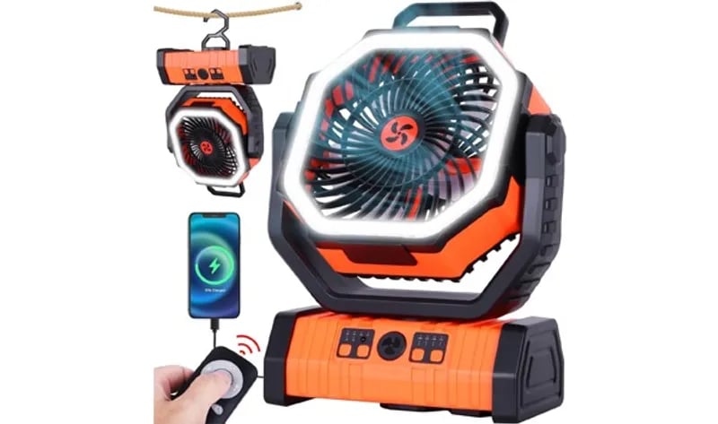 Ventilador Recargable 20000 mAh - Imagen 1
