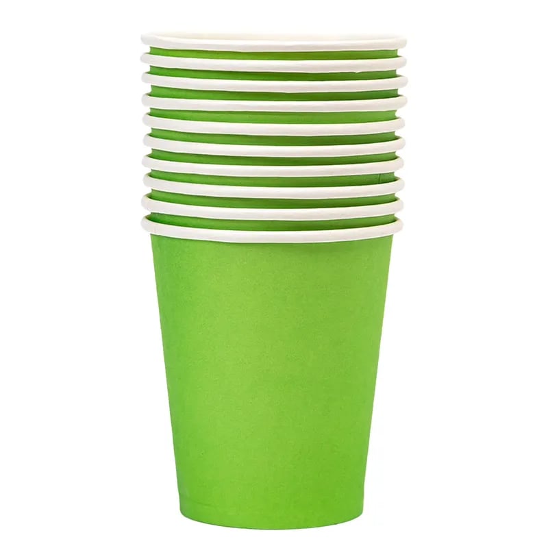 Vasos desechables Verde - Imagen 1