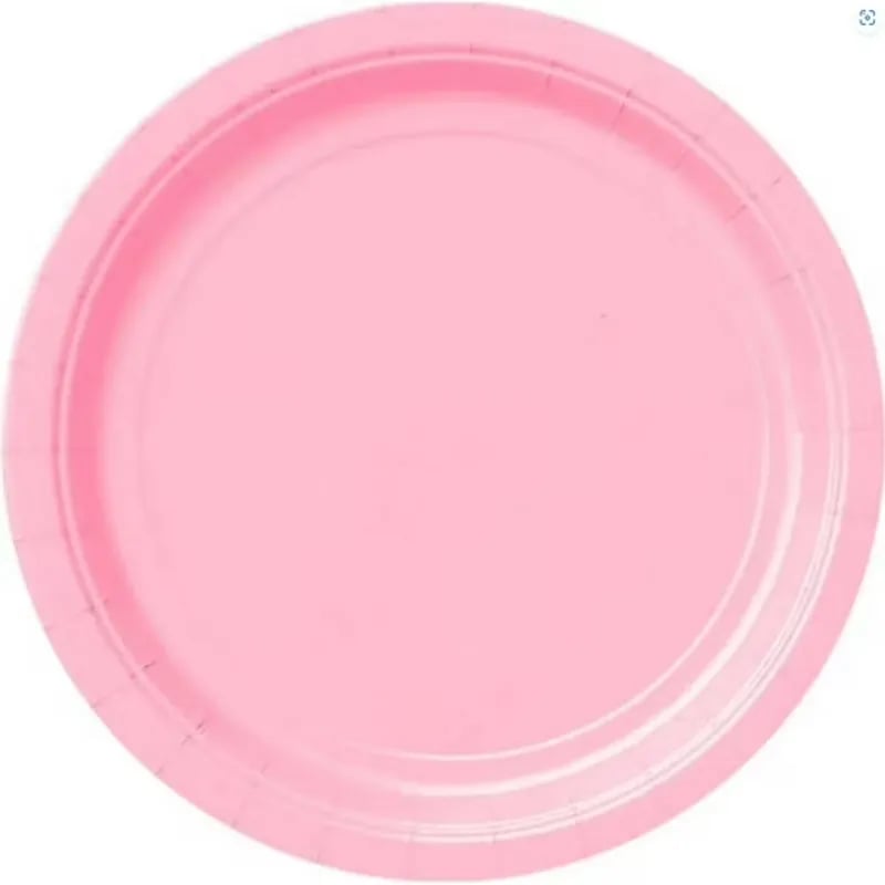 Platos desechables Rosado - Imagen 1